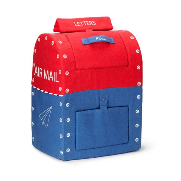 Plush "Air Mail" Post Box — Soft Toddler Post Office Play Toy