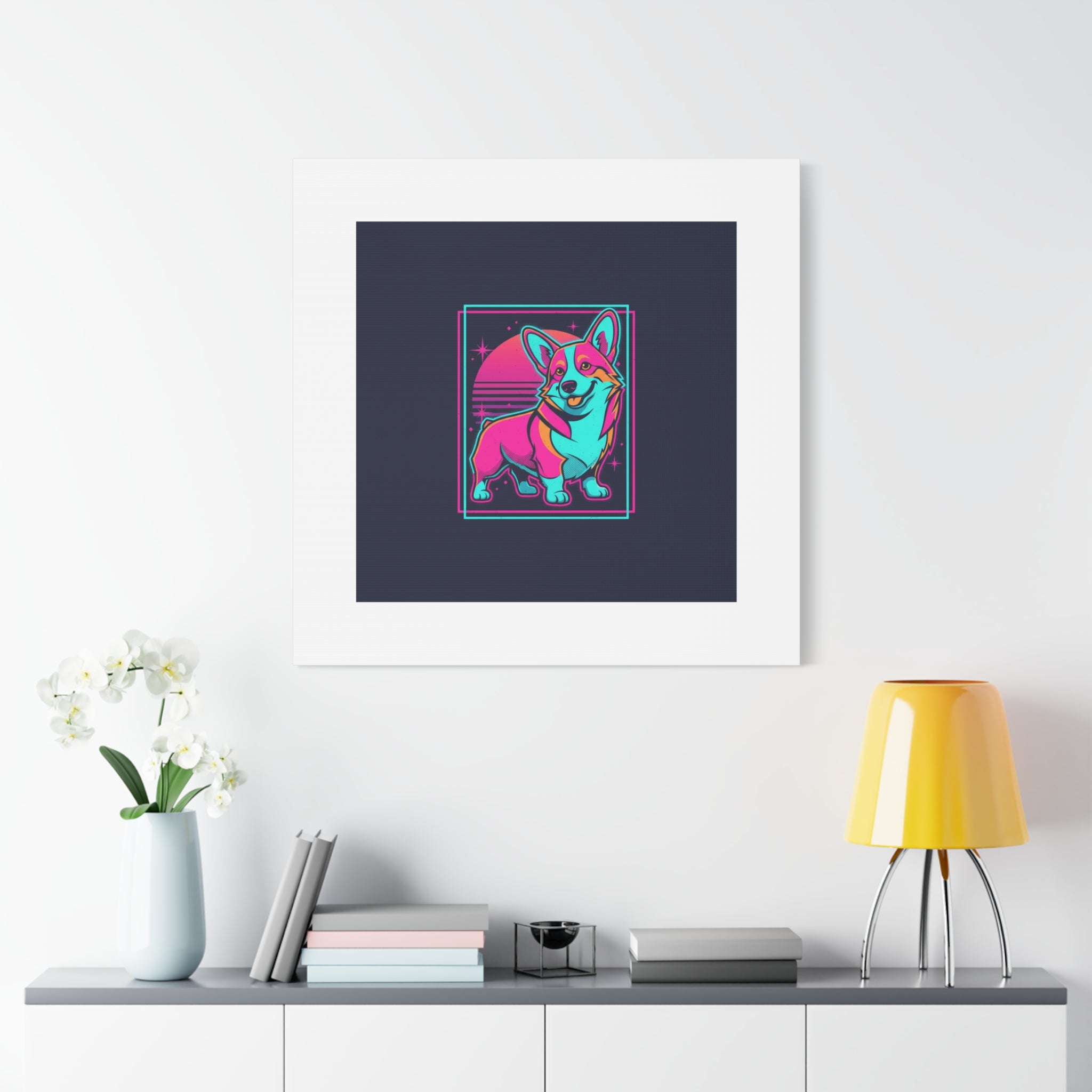 Platonic Love Corgi Canvas | Friendship Valentine, Galentine’s Wall Art