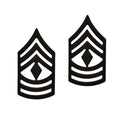 U.S. Army E8 First Sergeant STA-BRITE® BLACK Metal Pin-on Rank