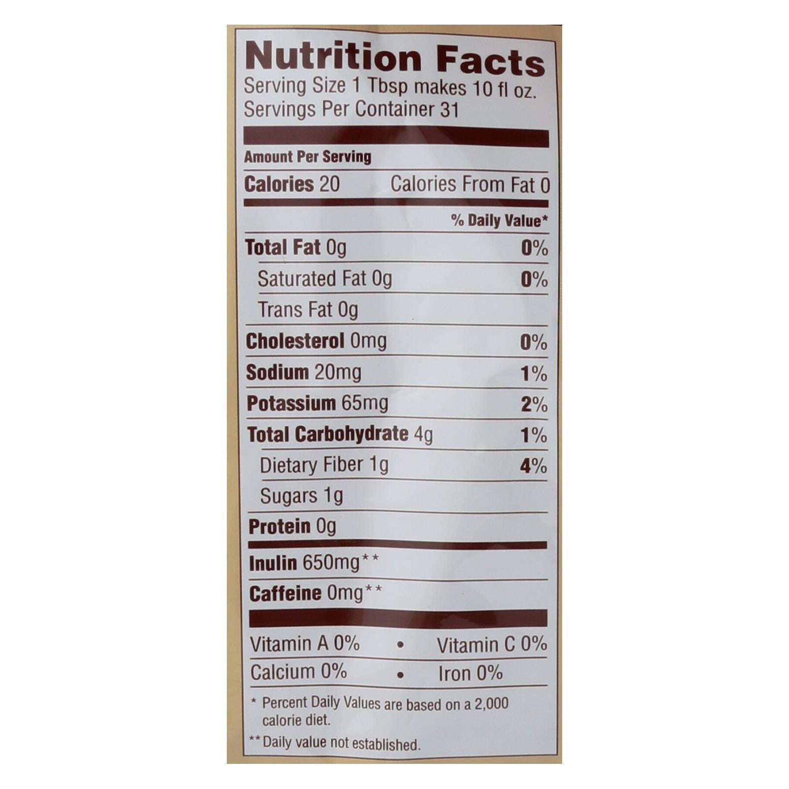 Teeccino Mediterranean Herbal Coffee - Vanilla Nut - 11 oz. Bag (Pack of 6)