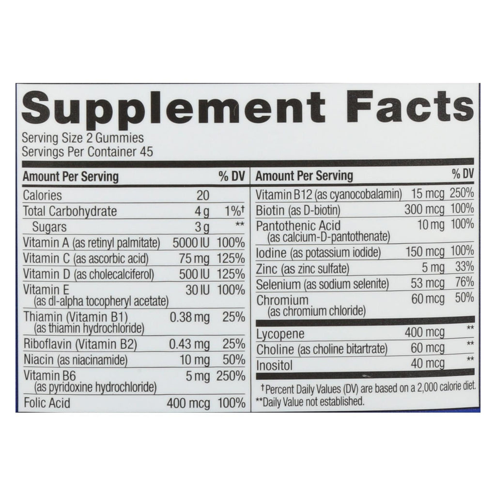 Olly Mens Multi Blackberry Gummies 90 Count