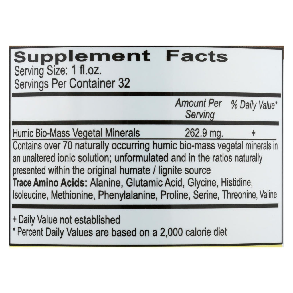 Vital Earth Humic Minerals Liquid Concentrate (32 Fl Oz.)