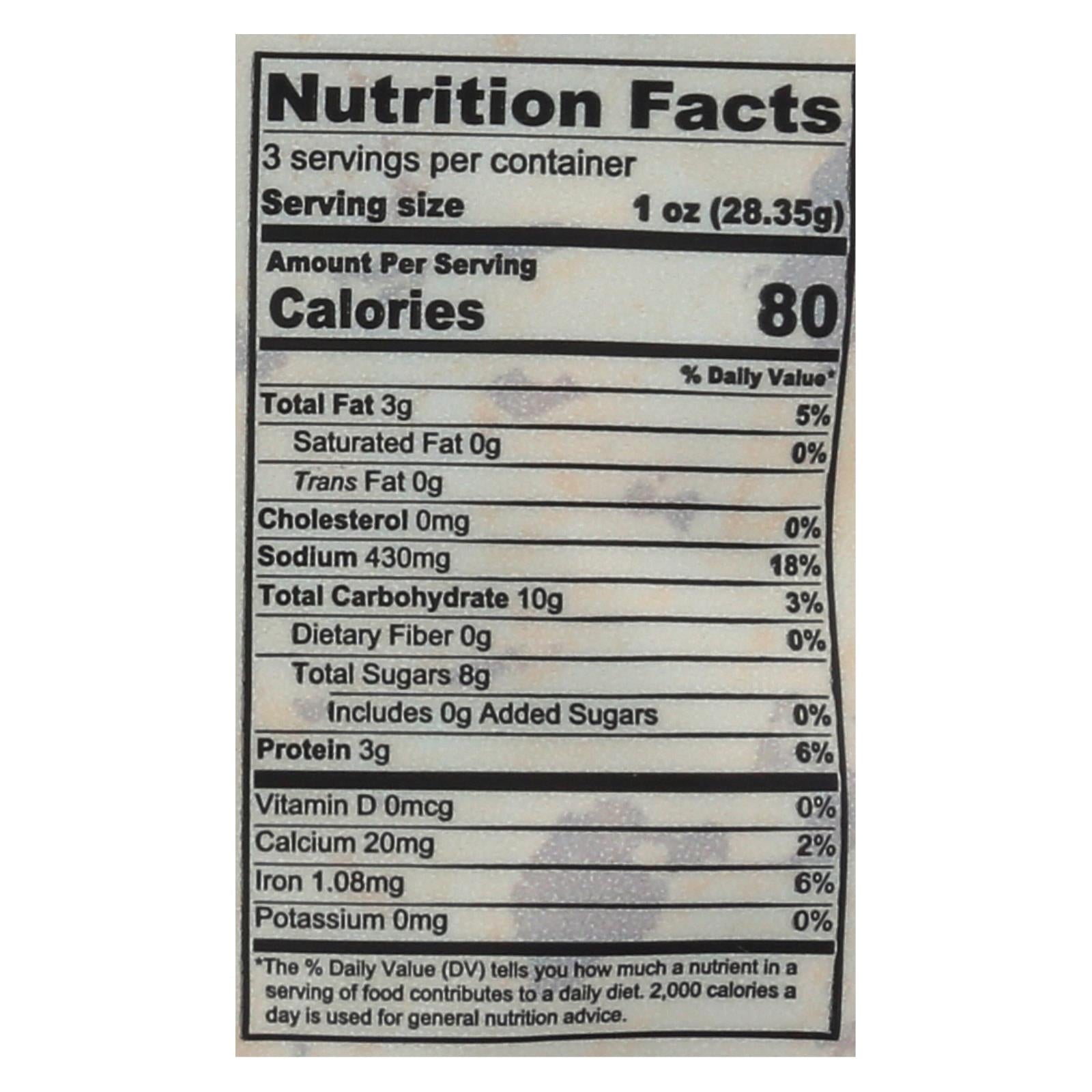 Louisville Vegan Jerky: Carolina BBQ Flavor, 10-Pack, 3 oz