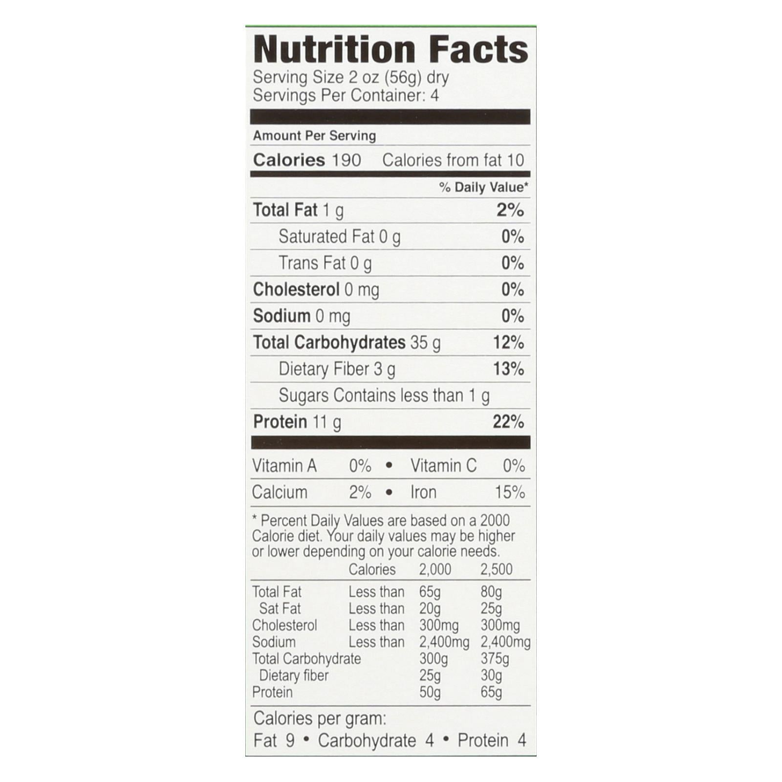 Explore Cuisine Organic Red Lentil Penne, 8 oz, Pack of 6