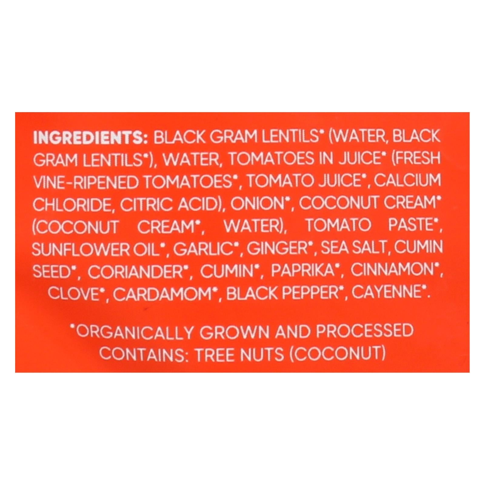 Maya Kaimal Organic Everyday Dal: Black Lentil, Tomato, Cumin (Pack of 6 - 10 oz.)