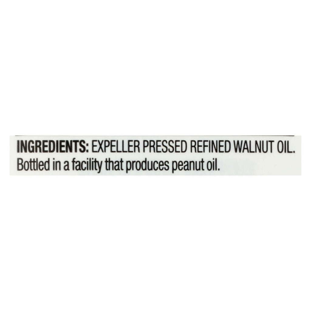 Spectrum Naturals Premium Refined Walnut Oil, Pack of 12 - 16 Fl Oz.