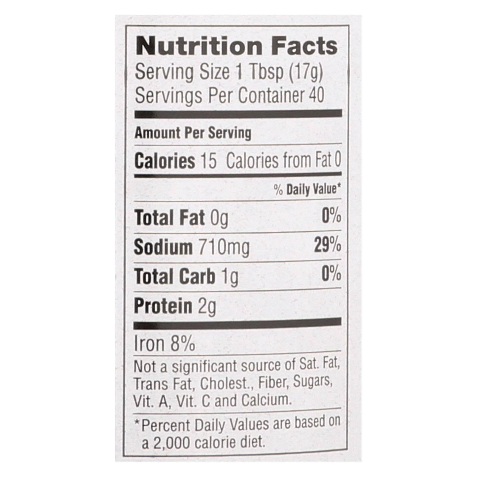 San-J Reduced Sodium Tamari Soy Sauce, 6 Pack, 20 oz Glass Bottles