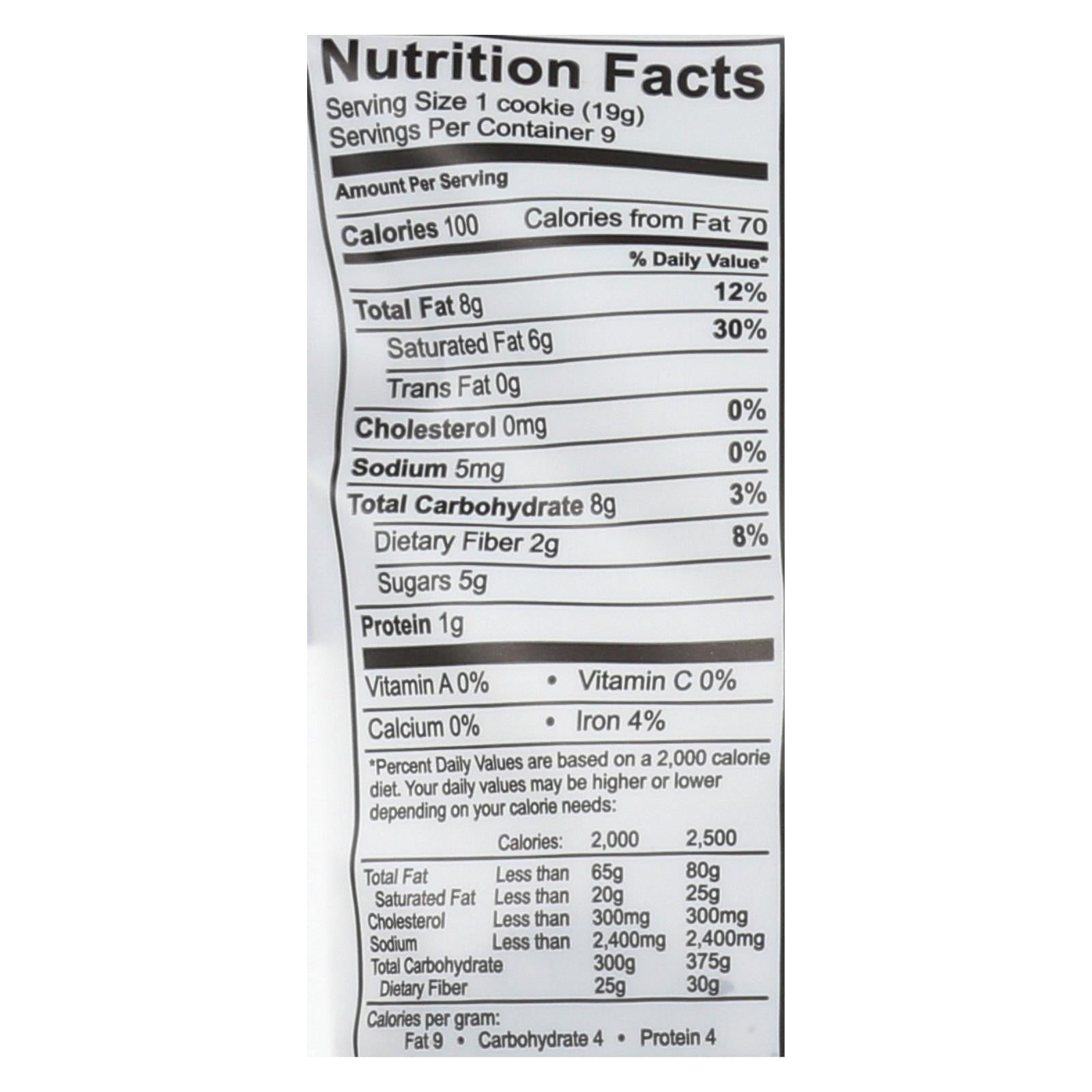 Emmy's Organics Dark Cacao Coconut Cookies (8 Pack, 6 Oz. Each)
