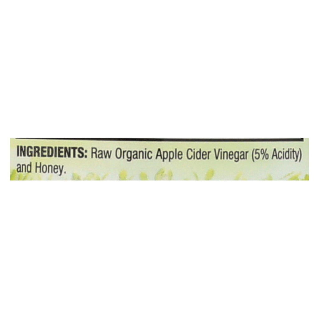 Dynamic Health Apple Cider Vinegar with The Mother and Honey - 16 Oz Glass Bottle