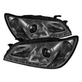 SPYDER Lexus IS300 01-05 Projector Headlights Xenon/HID - LED Halo DRL Smke PRO-YD-LIS01-HID-DRL-SM 5029911