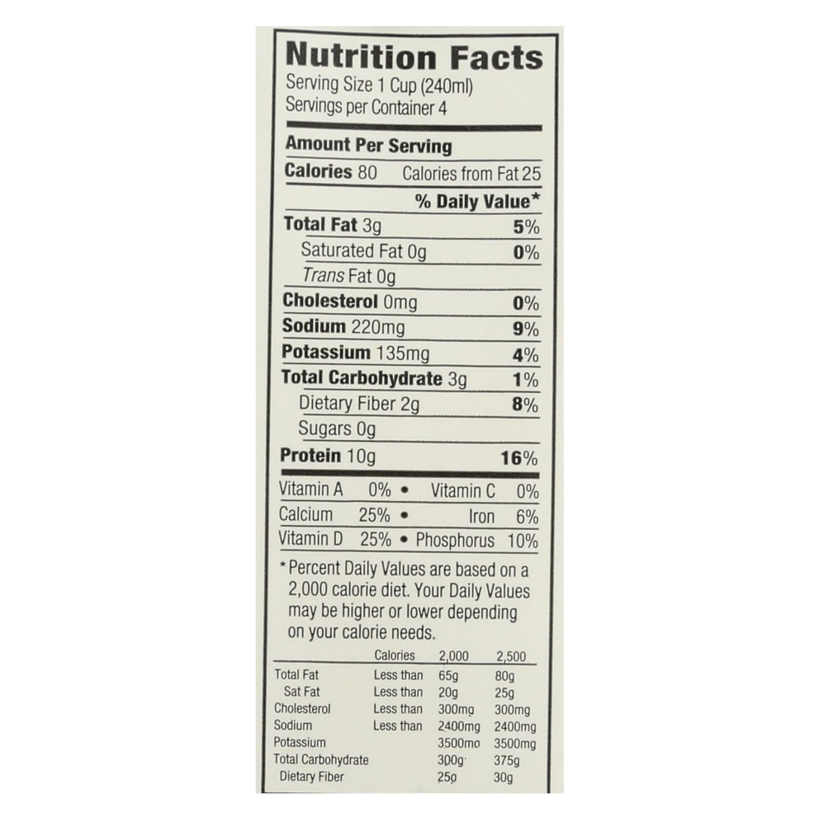 Orgain Almond Milk: 6-Pack, 32 Fl. Oz. Per Bottle