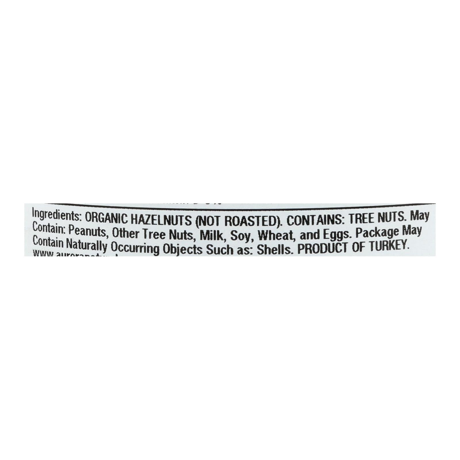 Aurora Natural Products Organic Raw Hazelnuts, 12 Pack, 9 Oz.