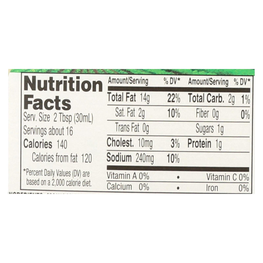 Organic Hidden Valley Original Ranch, 16 Fl Oz (Pack of 6)