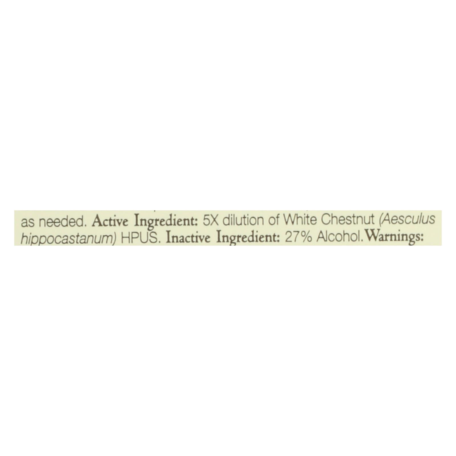 Bach Flower Remedies Essence White Chestnut, 0.7 Fl Oz