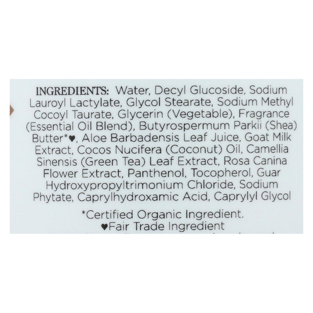 Nubian Heritage Body Wash, Goats Milk & Chai, Moisturizing, 13 Fl Oz.