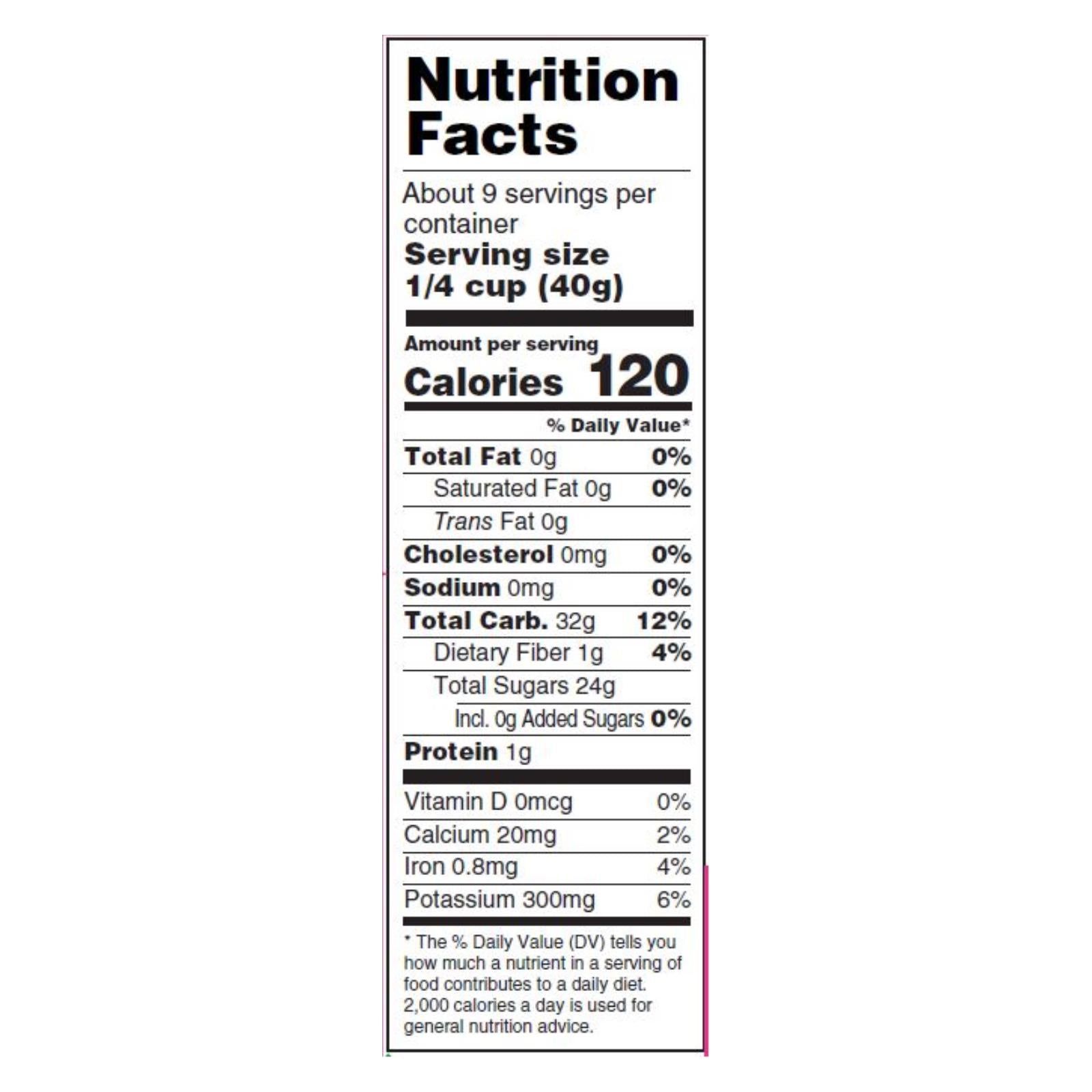 Woodstock Organic Unsweetened Raisins (13 Oz., Pack of 8)