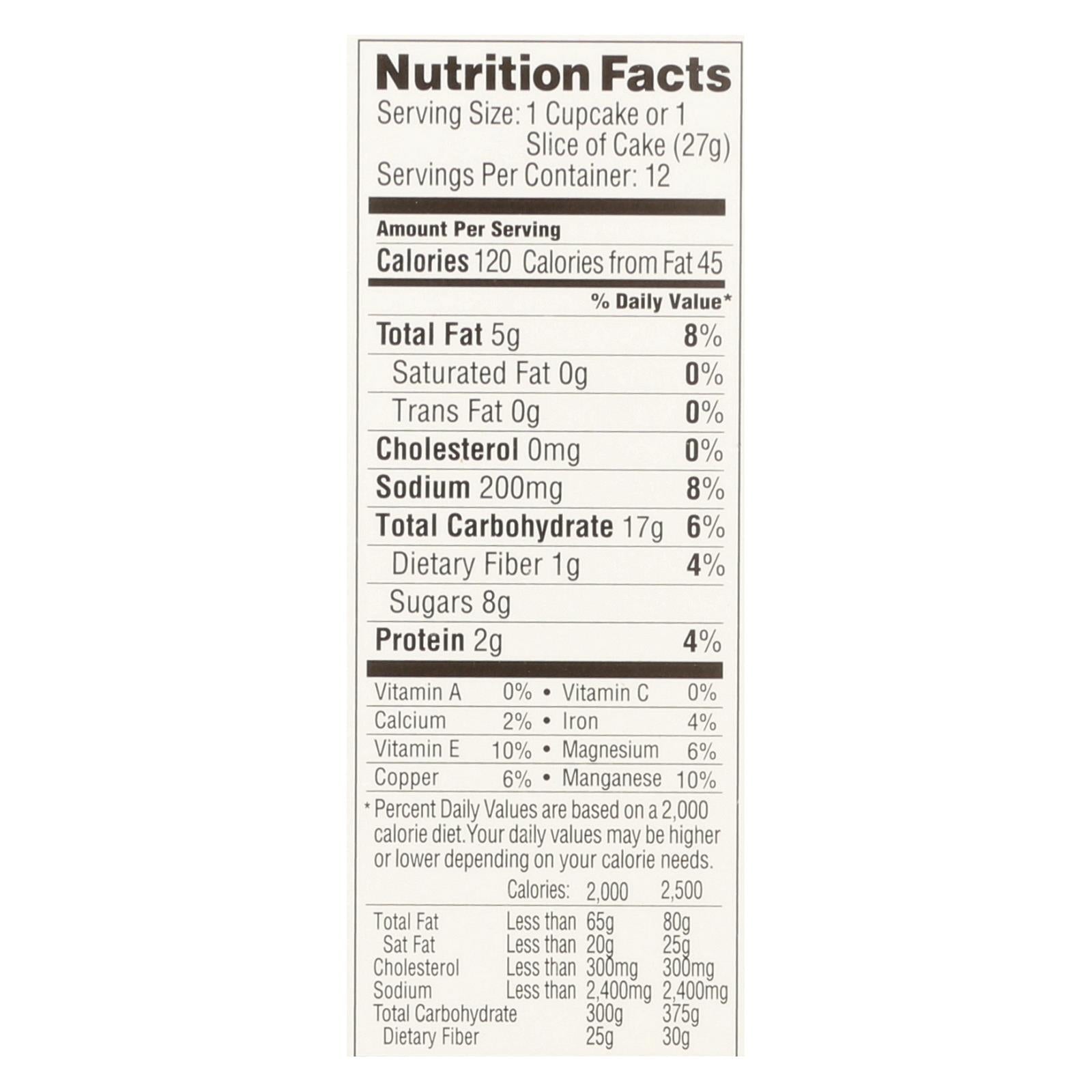 Simple Mills Almond Flour Vanilla Cake Mix, 11.5 oz., Pack of 6