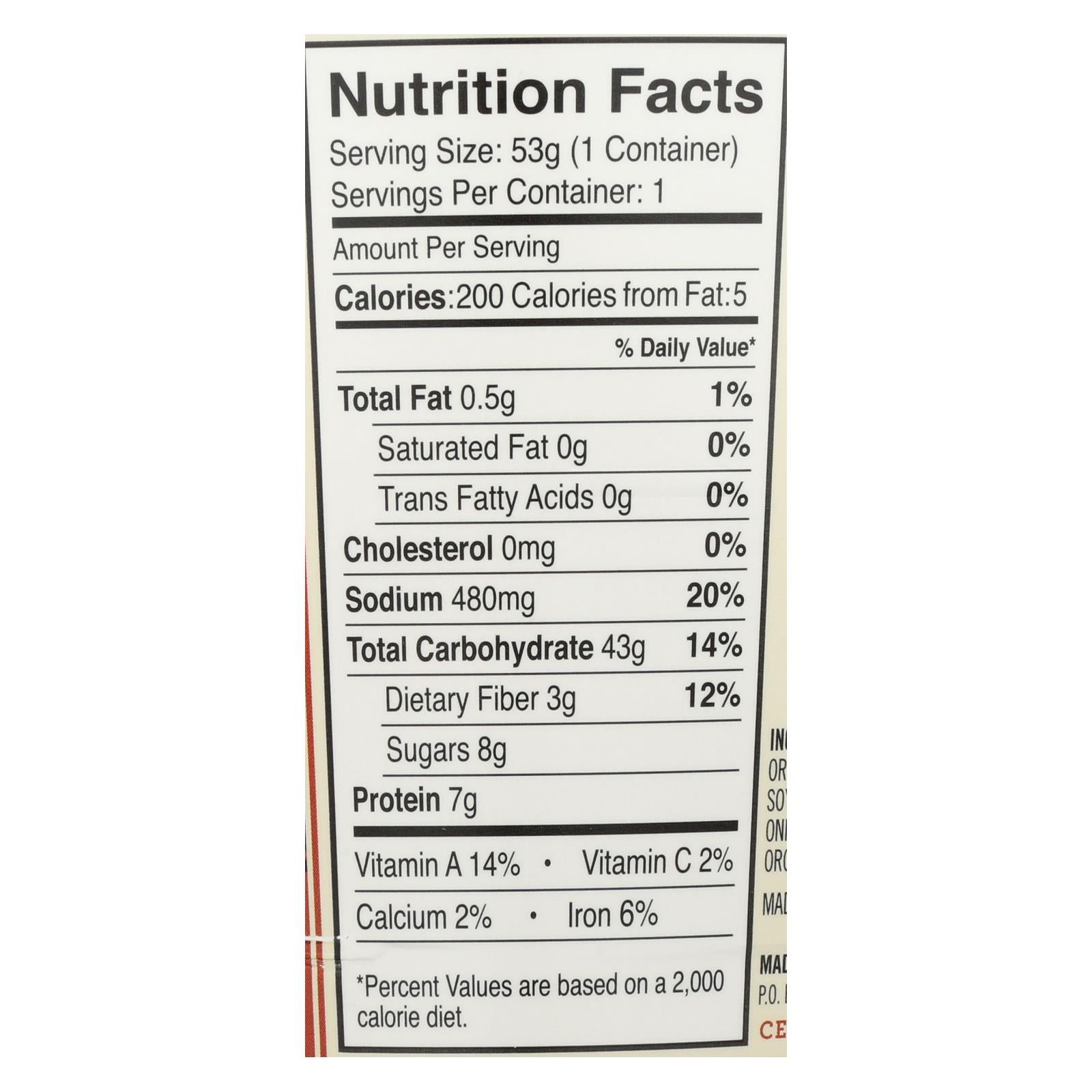 Dr. McDougall's Teriyaki Asian Noodle Soup, Pack of 6, 1.9 Oz Each