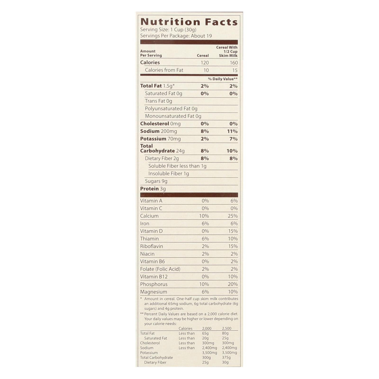 Mom's Best Naturals Honey Nuttoasty O's (20 Oz. - Pack of 10)