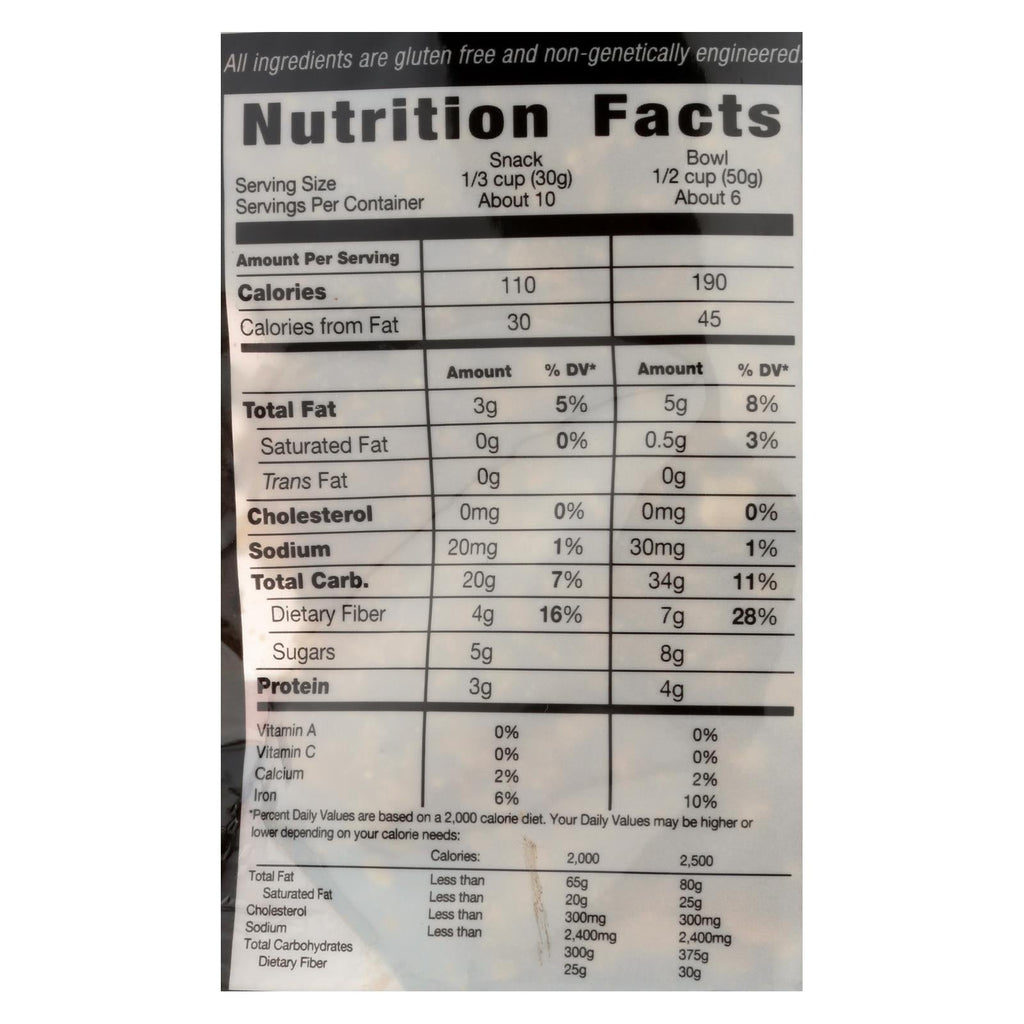 Kind Cinnamon Oat Clusters with Flax Seeds, 11 Oz., Pack of 6.