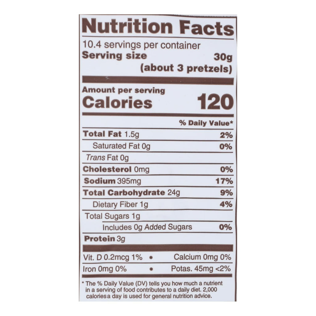 Unique Pretzels Splits Extra Dark (Pack of 12 - 11 Oz.)