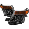 SPYDER xTune 11-15 Ford Explorer OEM Style Halogen Headlights - Black (HD-JH-FEXP11-AM-BK) 9042416