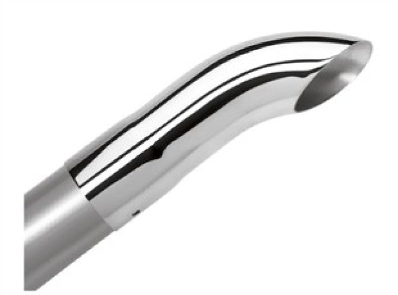 Borla Universal Polished Tip Single Round Turndown/Turnout (inlet 2in. Outlet 2in) *NO Returns* 20108