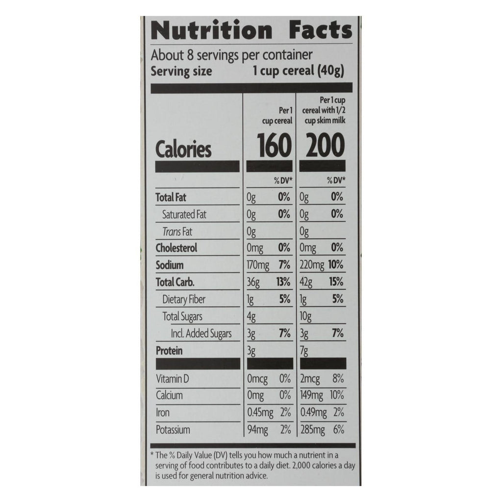 Nature's Path Organic Corn Flakes, Fruit Juice Sweetened, 10.6 Oz. (Pack of 12)