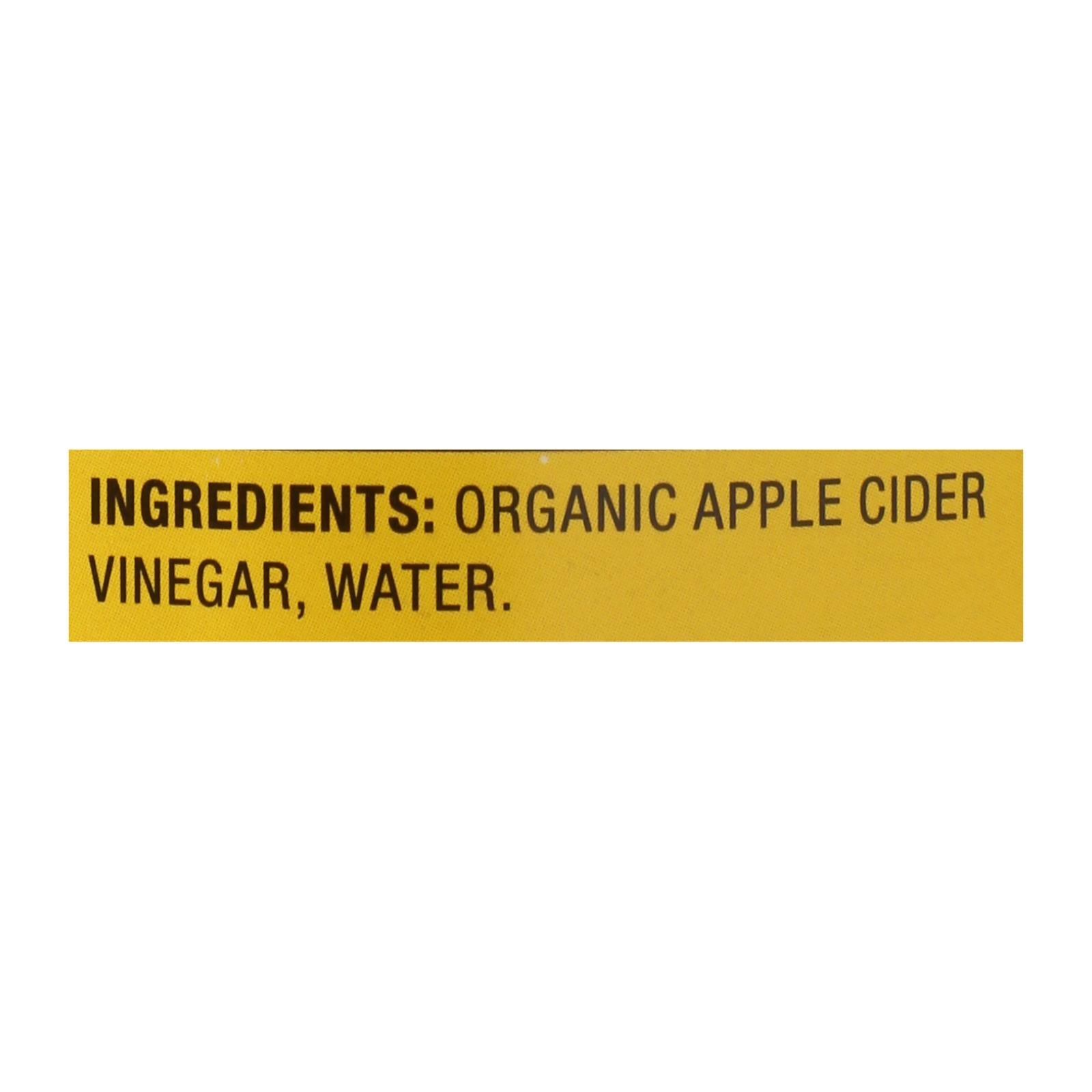 Bragg Organic Apple Cider Vinegar - Raw Unfiltered with Mother (Case of 12, 16 oz)