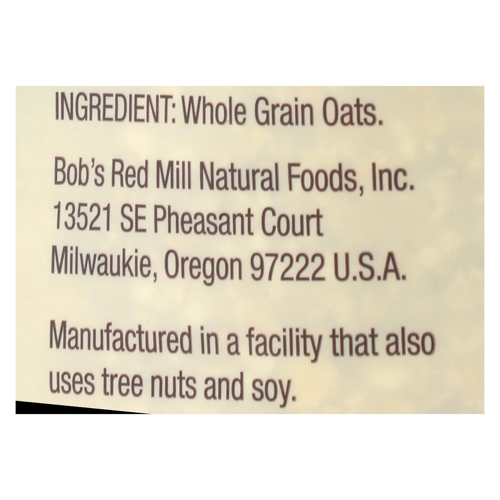 Bob's Red Mill Rolled Oats (Pack of 4 - 28 Oz), Quick Cooking, Gluten Free