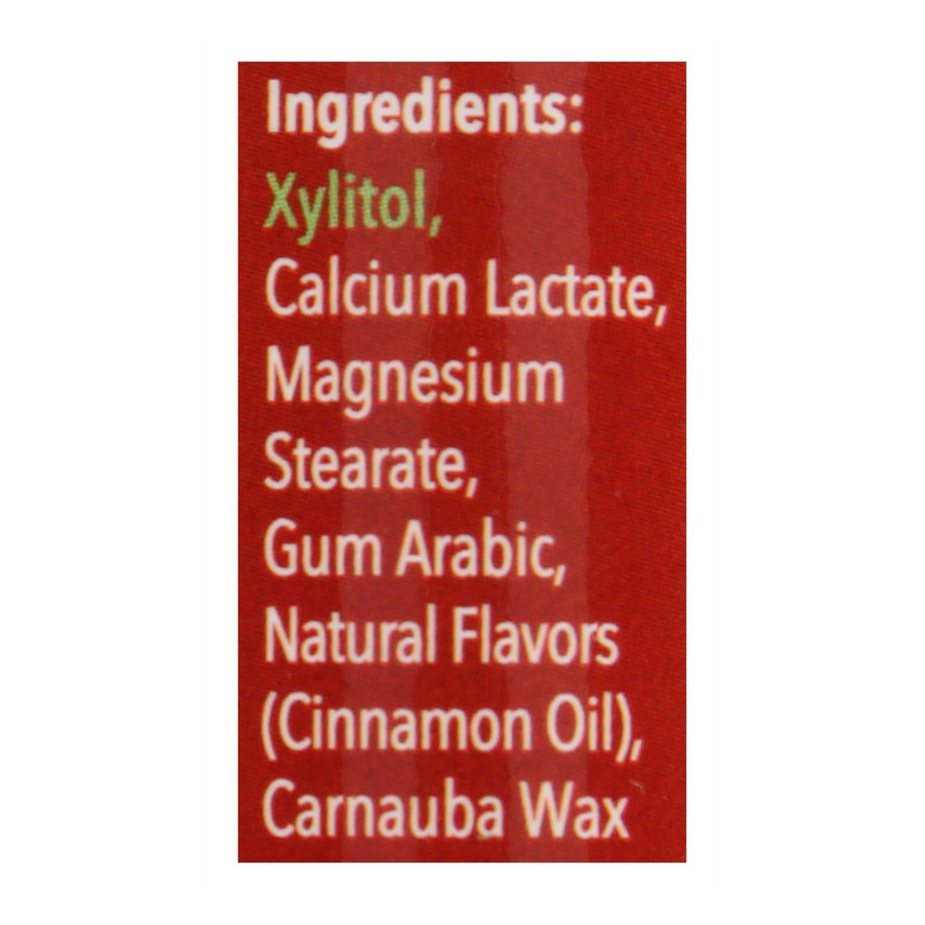 Spry Xylitol Gems - Cinnamon Flavor, Sugar-Free Breath Mints (Pack of 6 - 45 Count Each)