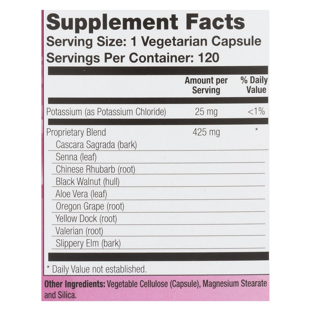 Natural Balance Colon Clenz 120 Vegetarian Capsules