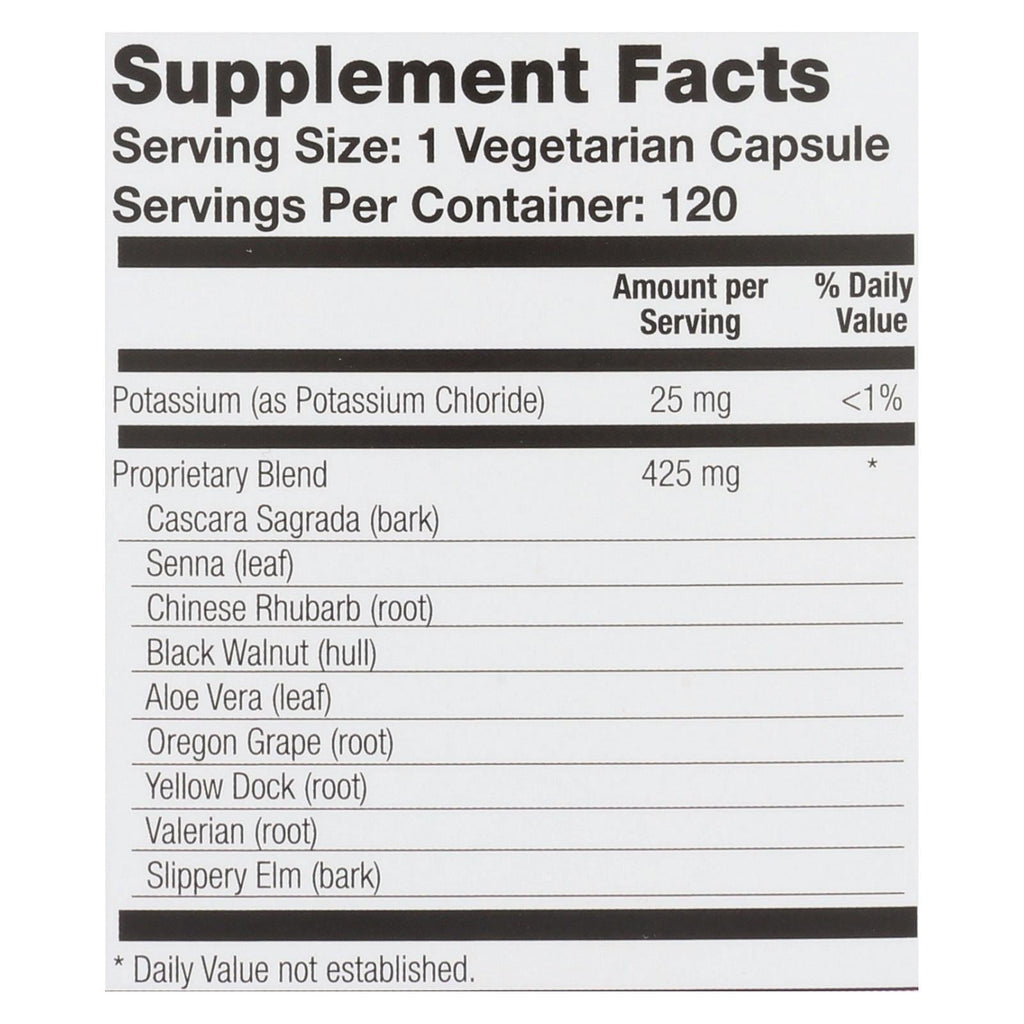Natural Balance Colon Clenz 120 Vegetarian Capsules