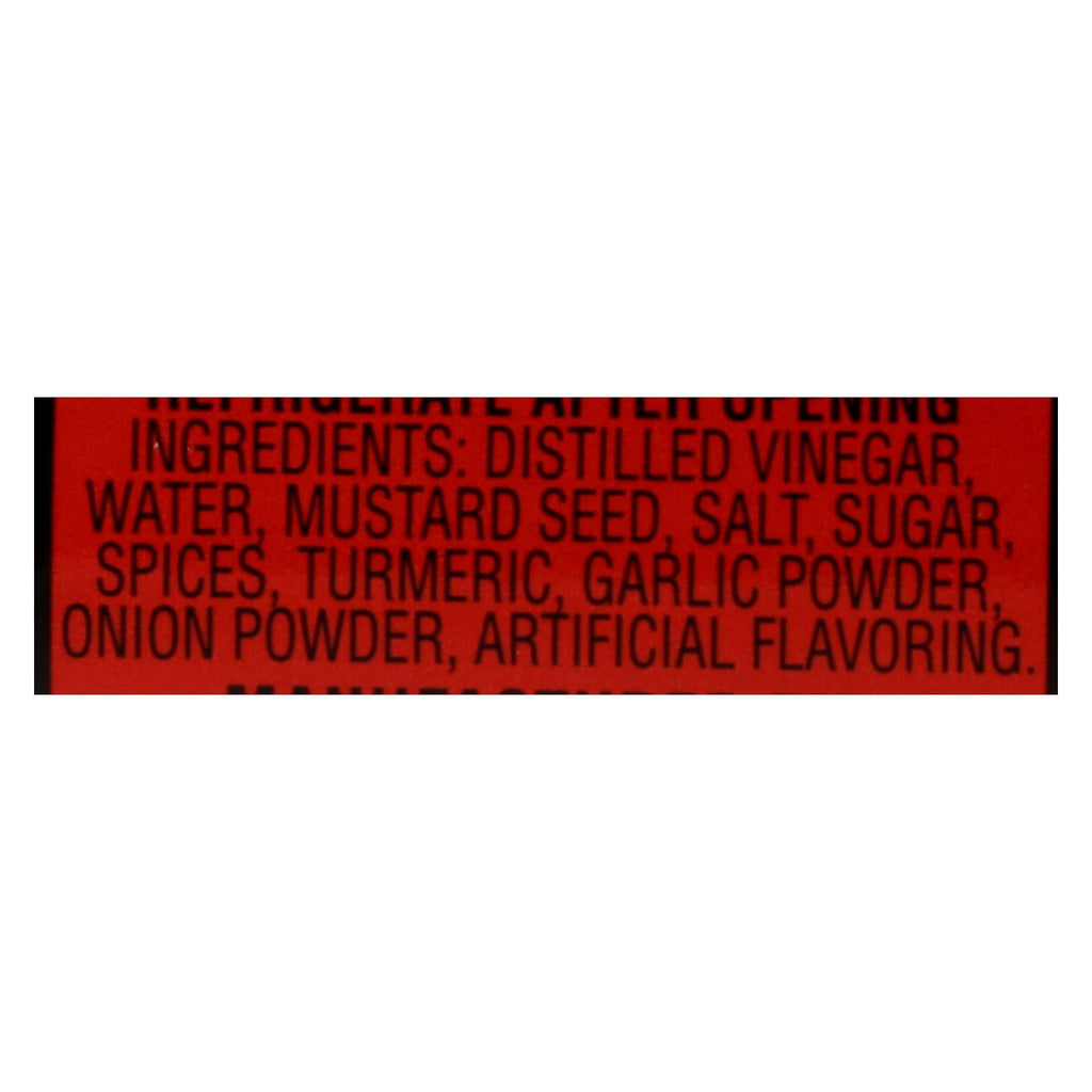 Original Hot Mister Mustard, 7.5 oz, Case of 6