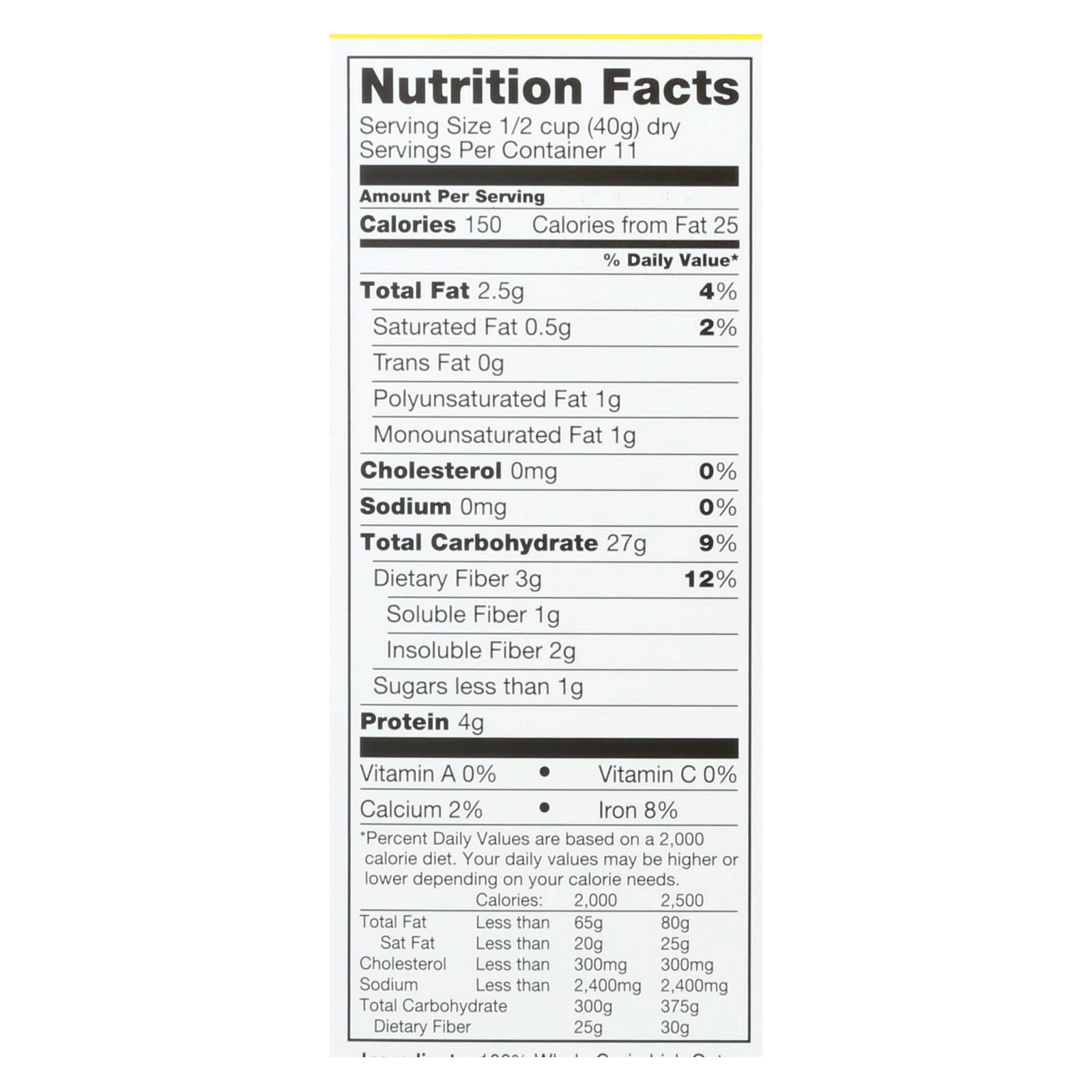 McCann's Irish Oatmeal Quick Cooking Rolled Oats, 16 oz, Case of 12