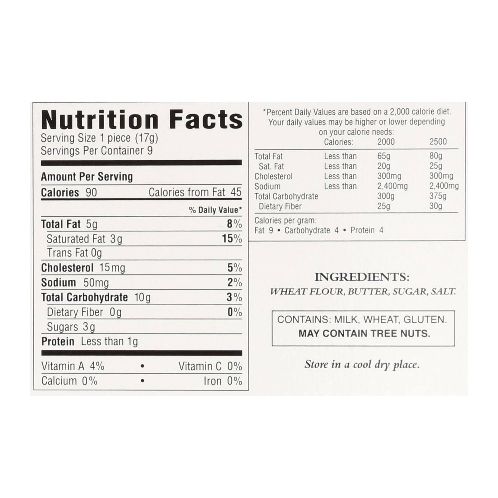 Walkers Pure Butter Round Shortbread Cookies (Pack of 12) - 5.3 Oz.
