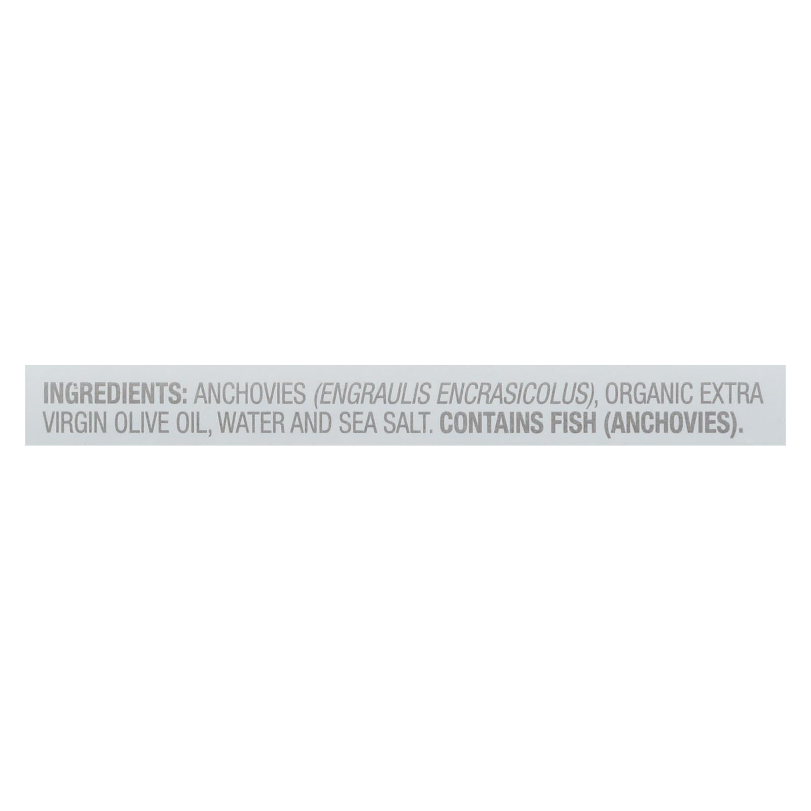 Wild Planet White Anchovies in Extra Virgin Olive Oil, 4.4 oz (Case of 12)