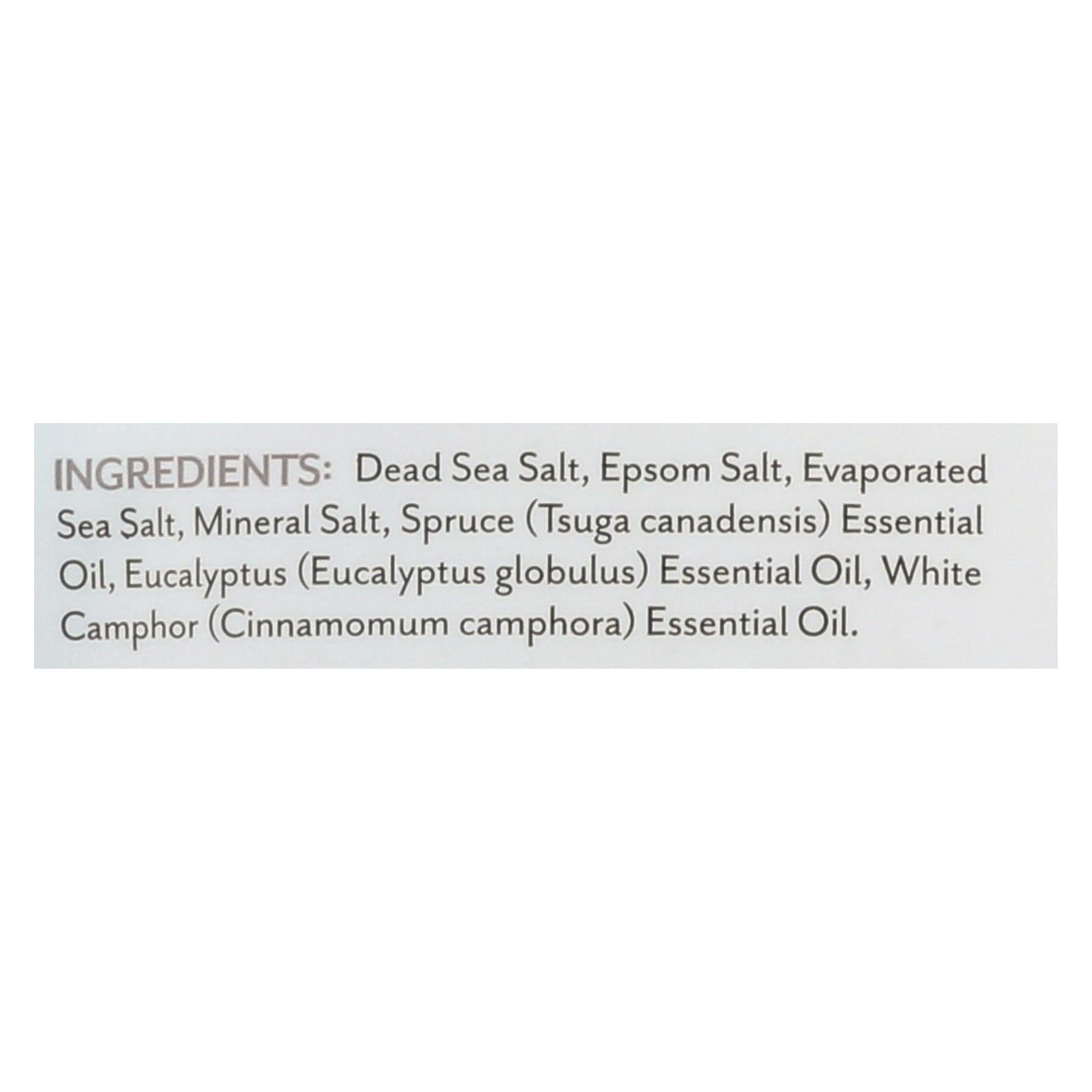 Soothing Touch Bath Salts: Eucalyptus & Spruce Tranquility - 32 Oz.