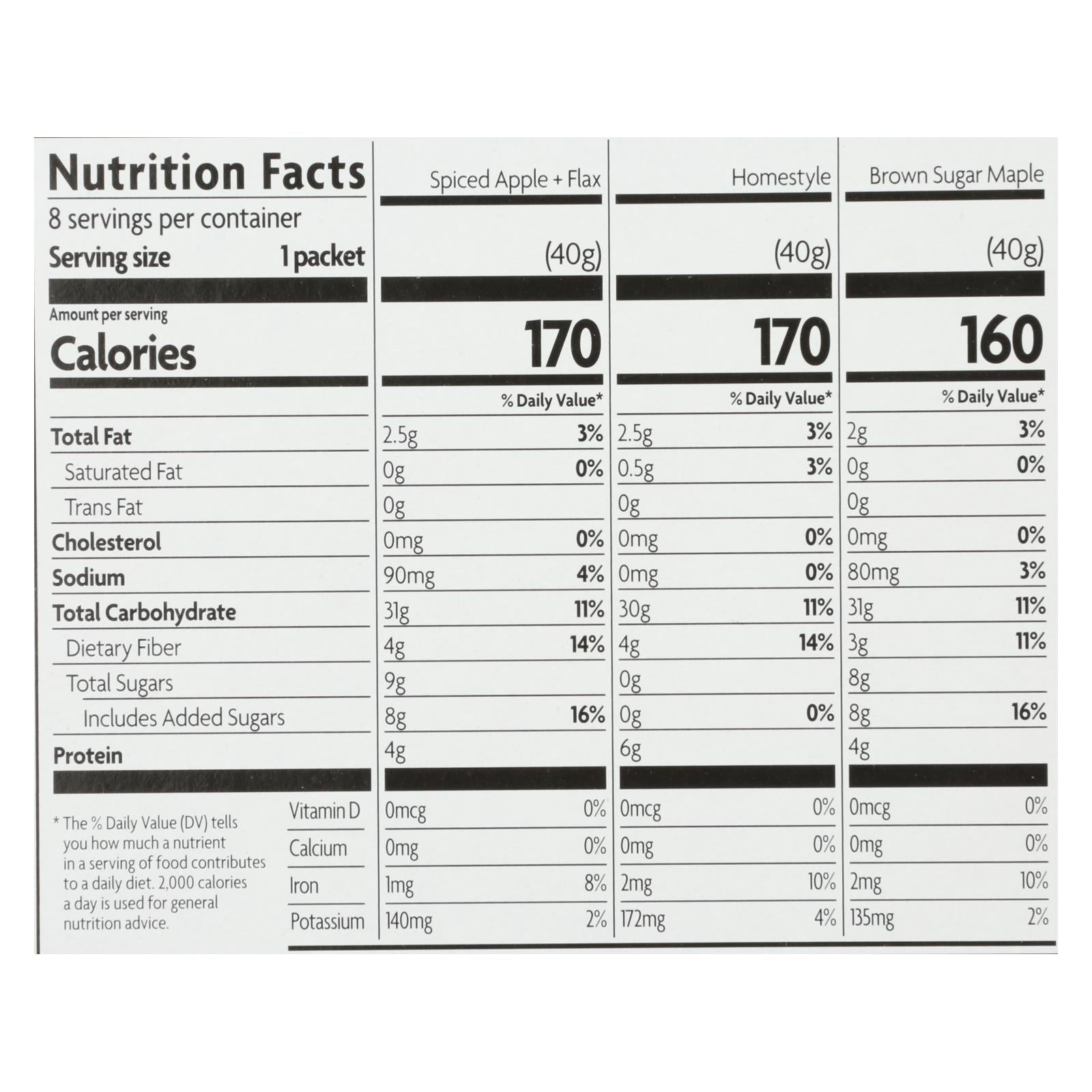 Nature's Path Organic Instant Hot Oatmeal Variety Pack (Pack of 6 - 11.3 Oz. Each)