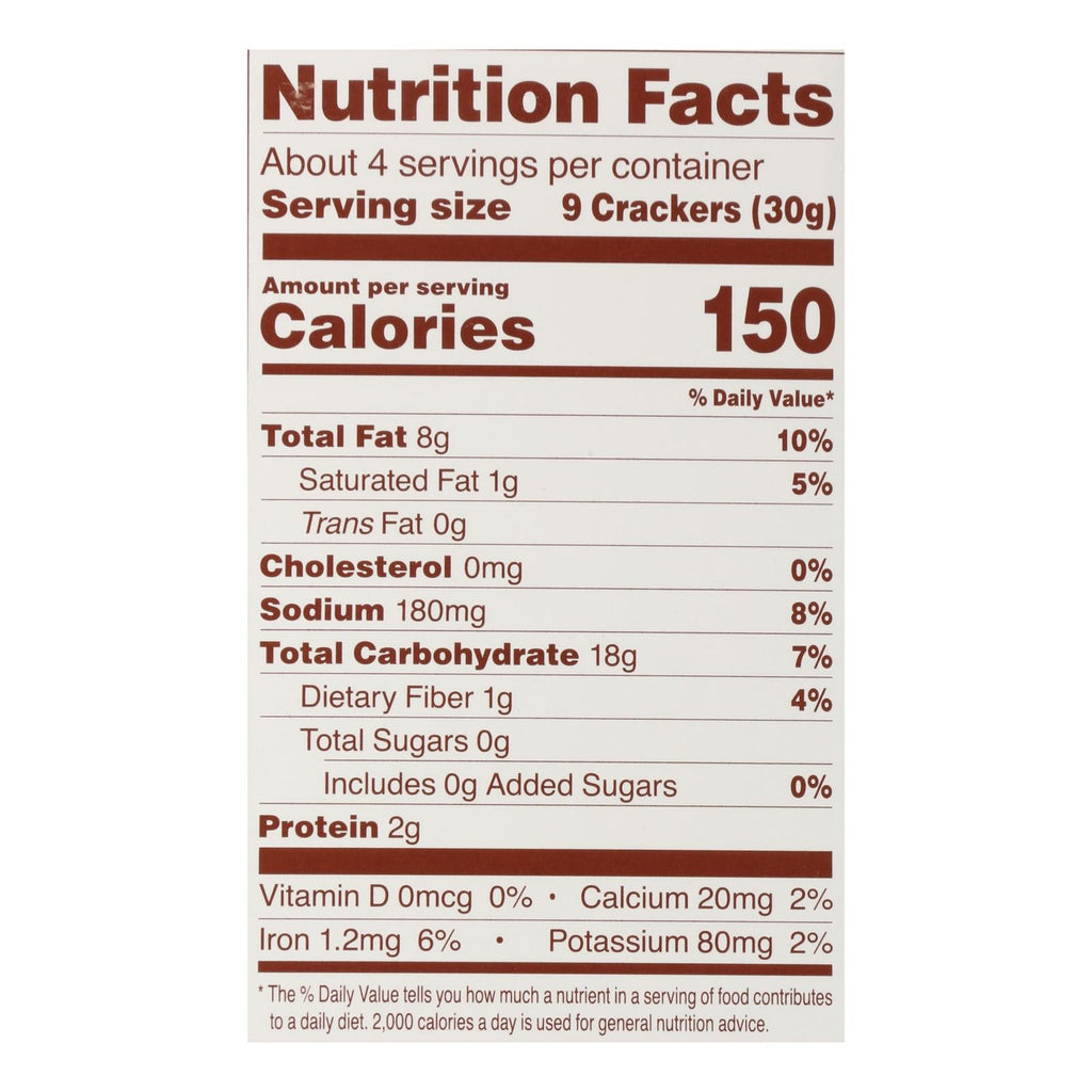 Simple Mills Garlic and Herb Seed Flour Crackers (4.25 Oz., Pack of 6)