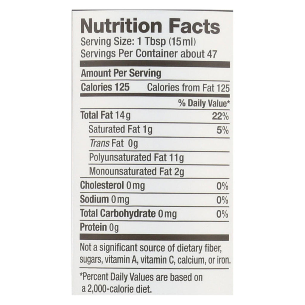 Nutiva Organic Cold-Pressed Hemp Oil, 24 FL. OZ.