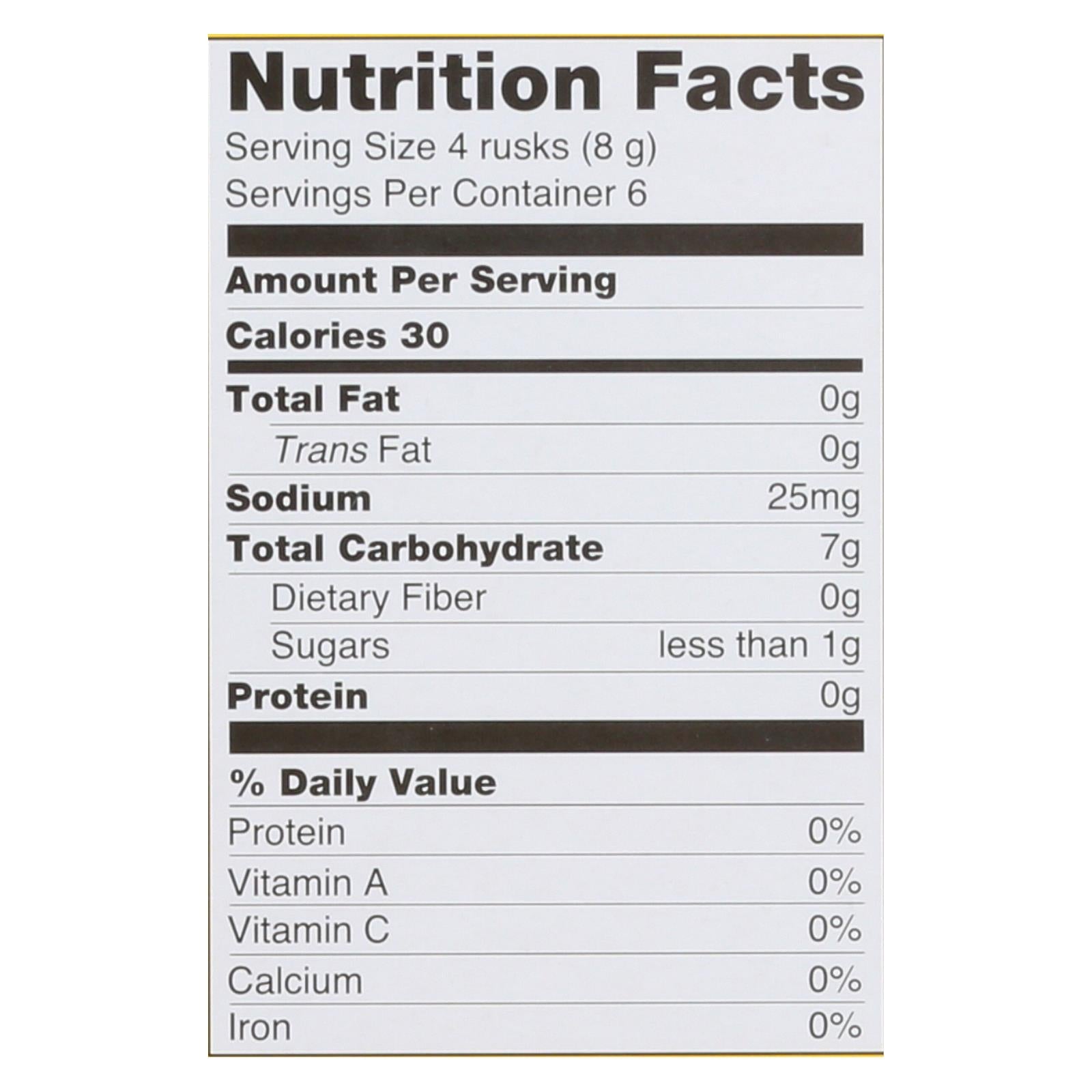 Hot Kid Baby Mum Banana Rice Biscuit, Pack of 6, 1.76 Oz