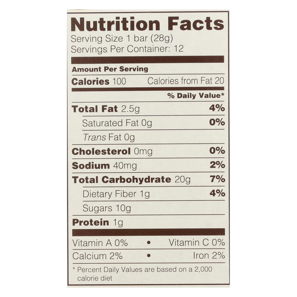 Nature's Bakery Gluten-Free Raspberry Fig Bars (6-Pack, 2 Oz. Each)