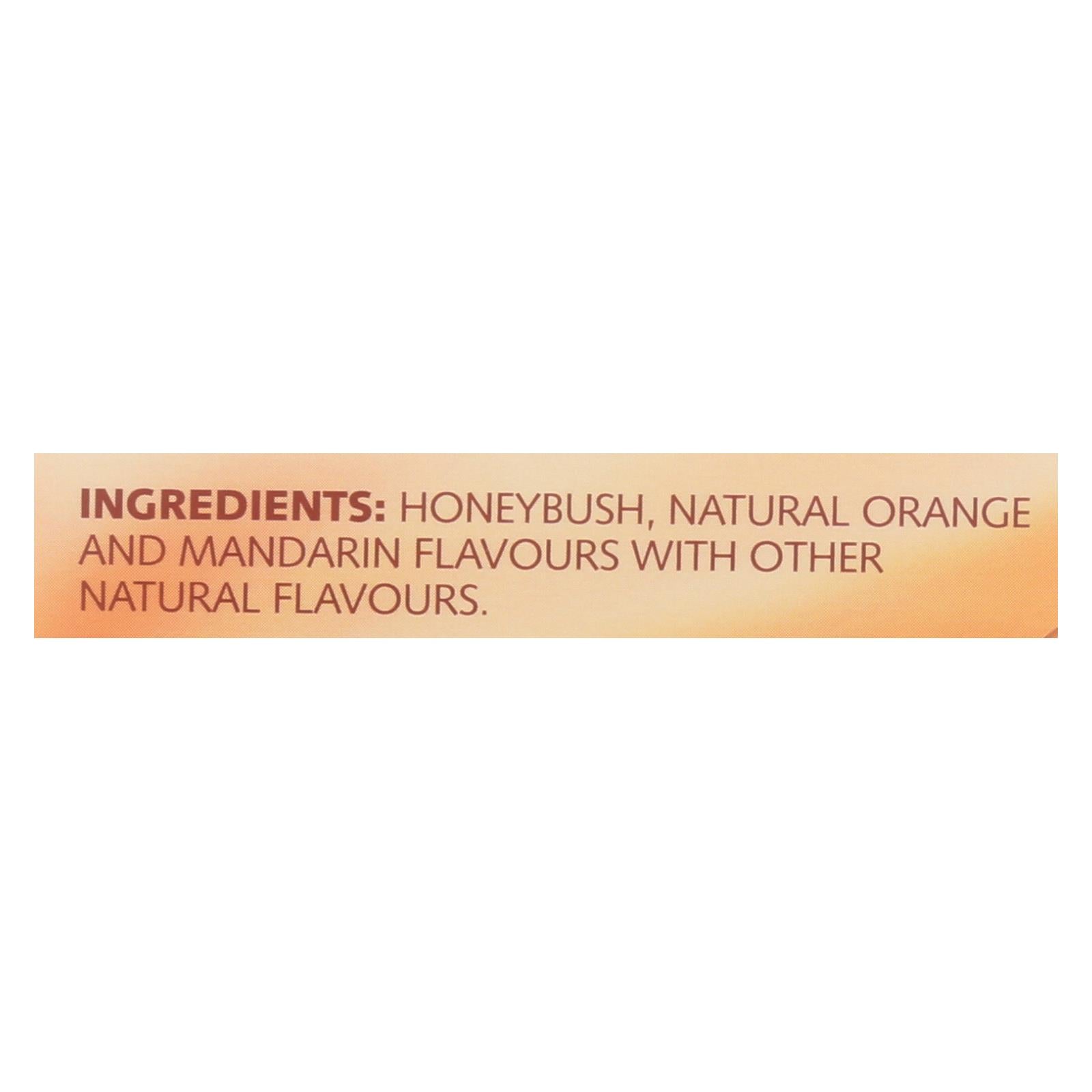 Twinings Herbal Honeybush, Mandarin & Orange Tea, Caffeine-Free, 20 Bags, Pack of 6