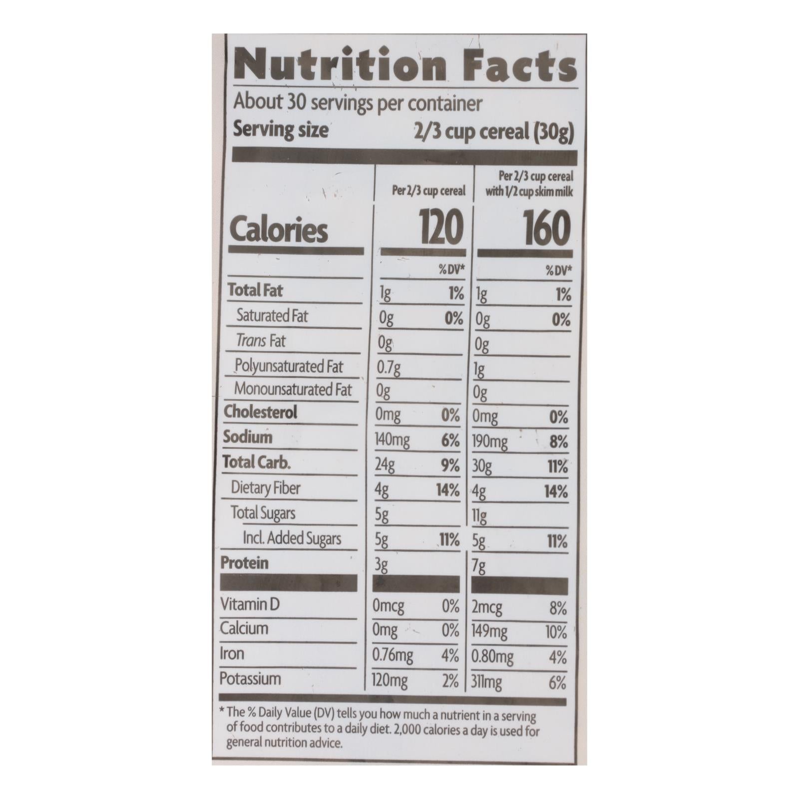 Nature's Path Organic Flax Plus Cereal - Wholesome Cinnamon Goodness (Pack of 6 - 32 Oz.)