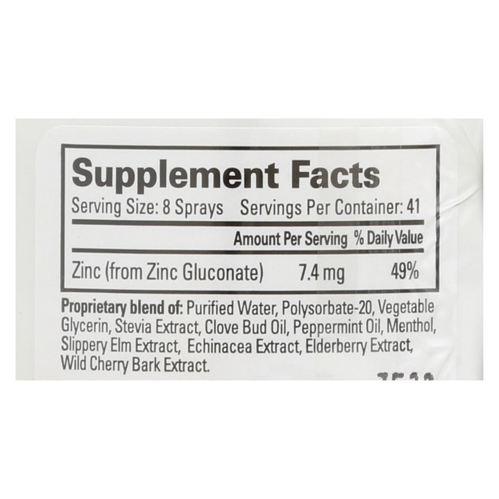 Quantum Research Thera-Zinc Soothing Throat Spray (Pack of 2 Fl Oz)