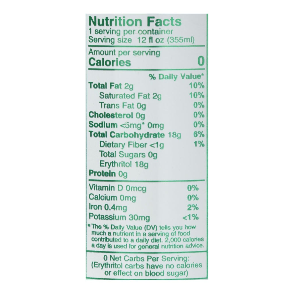 Reed's Zero Sugar Ginger Beer, Case of 6 - 12 Fl. Oz. Bottles