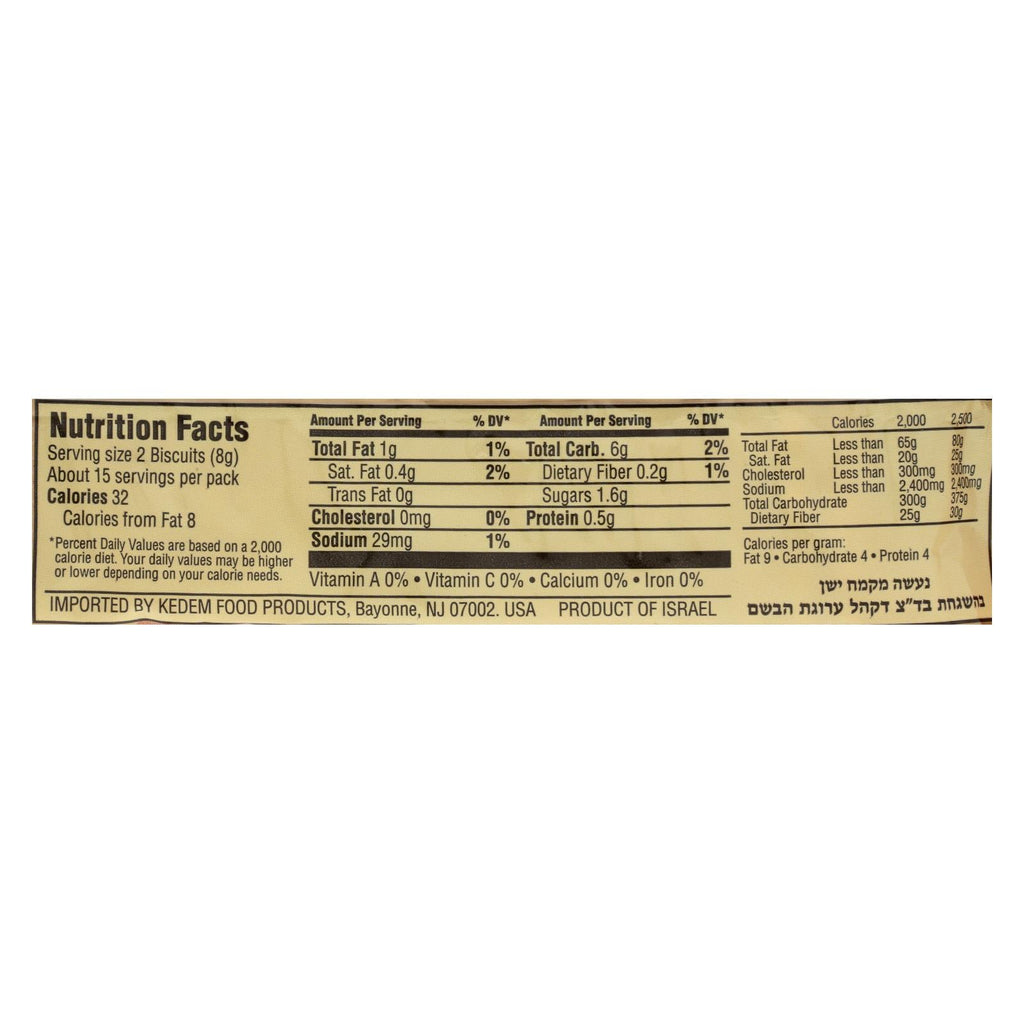 Kedem Plain Tea Biscuits (Pack of 24 - 4.2 Oz.)