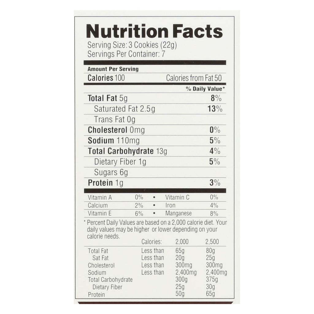 Simple Mills Double Chocolate Crunchy Cookies, 5.5 Oz. (Pack of 6)