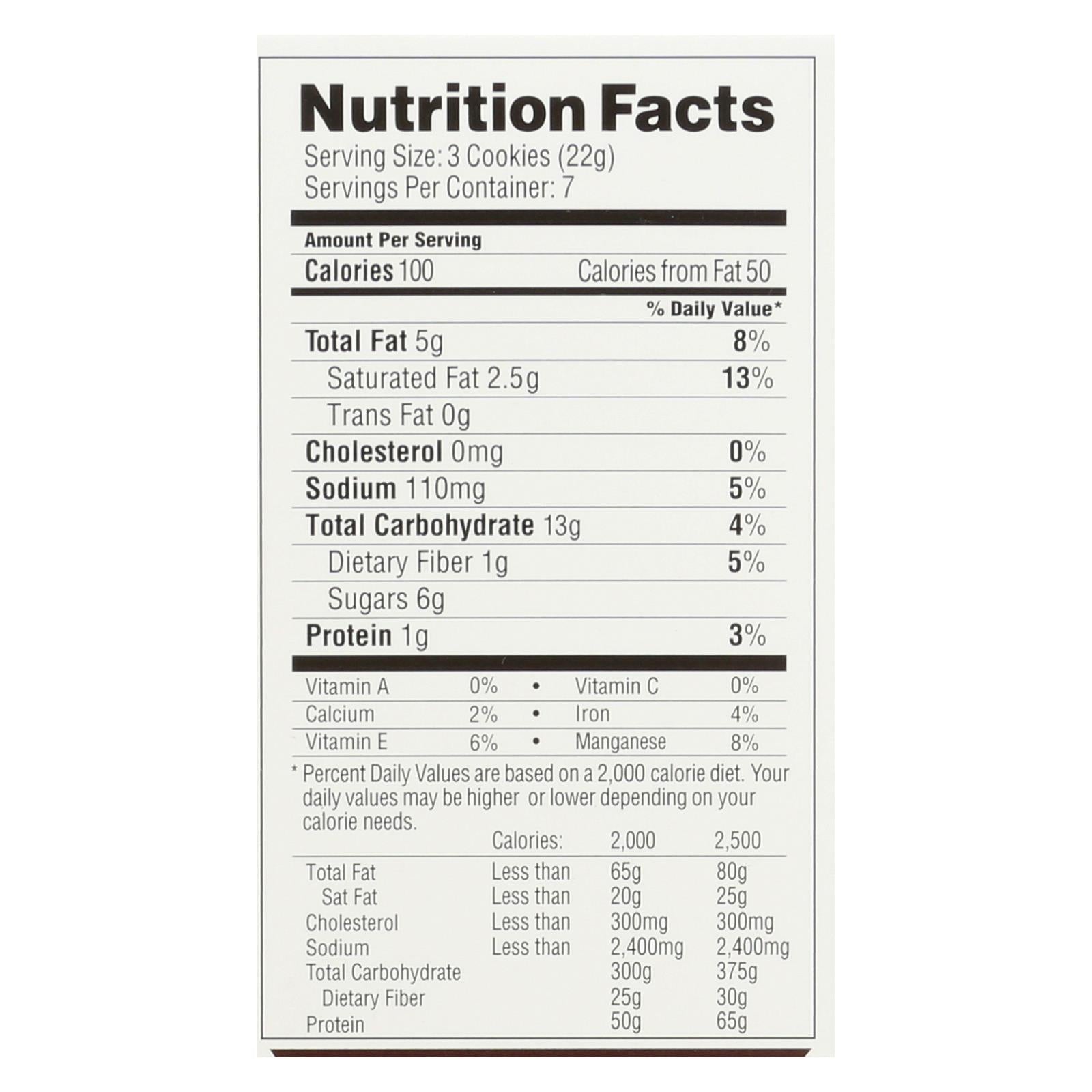 Simple Mills Double Chocolate Crunchy Cookies, 5.5 Oz. (Pack of 6)